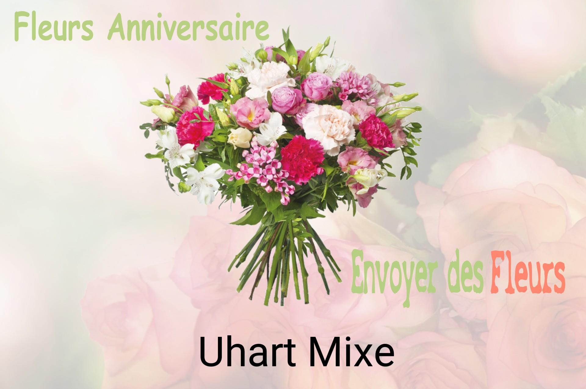Bouquet de fleurs d’anniversaire livré à Uhart-Mixe
