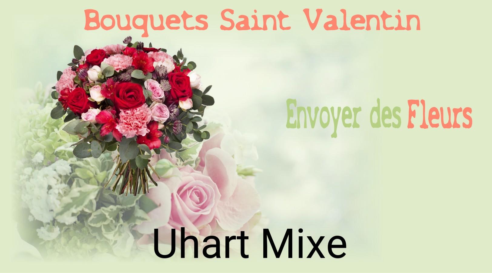Roses de Saint-Valentin livrées à Uhart-Mixe